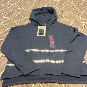 Blue RBX hooded shirt